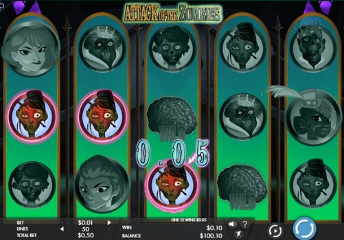 Ігрові автомати на реальні гроші з виведенням - Attack of the Zombies