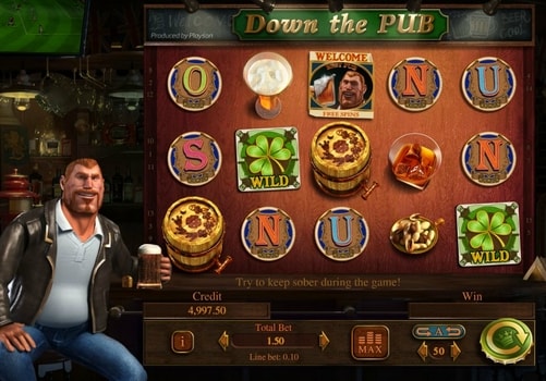 Ігрові автомати на реальні гроші з виведенням - Down the Pub