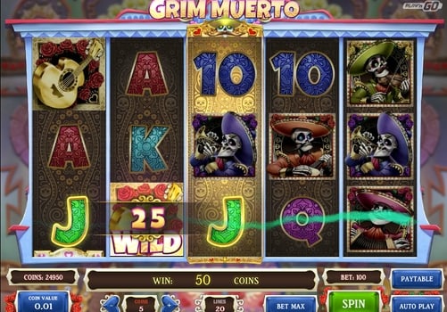 Ігрові автомати на реальні гроші з виведенням - Grim Muerto