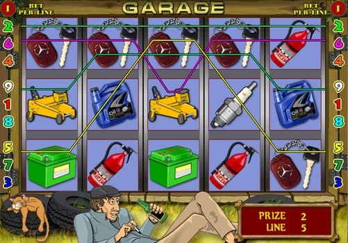 Ігрові автомати Garage на реальні гроші з виведенням